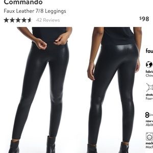 Commando faux leather leggings